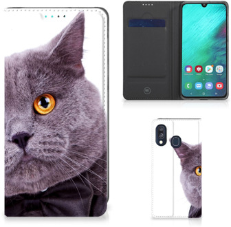 B2Ctelecom Standcase Hoesje Samsung Galaxy A40 Kat