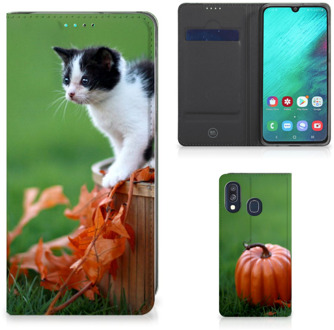 B2Ctelecom Standcase Hoesje Samsung Galaxy A40 Kitten