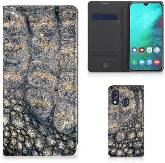 B2Ctelecom Standcase Hoesje Samsung Galaxy A40 Krokodillenprint