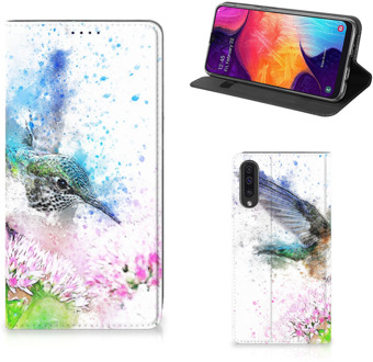 B2Ctelecom Standcase Hoesje Samsung Galaxy A50 Design Vogel