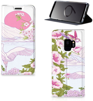 B2Ctelecom Standcase Hoesje Samsung Galaxy S9 Design Bird Standing