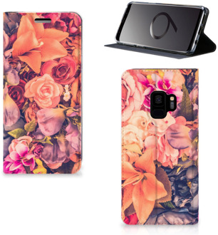 B2Ctelecom Standcase Hoesje Samsung Galaxy S9 Design Bosje Bloemen