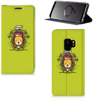 B2Ctelecom Standcase Hoesje Samsung S9 Design Doggy Biscuit