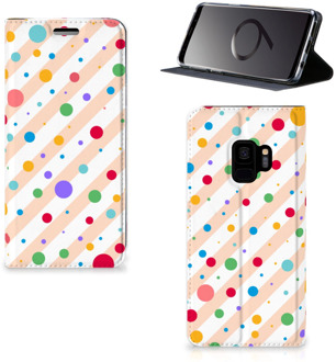 B2Ctelecom Standcase Hoesje Samsung S9 Design Dots