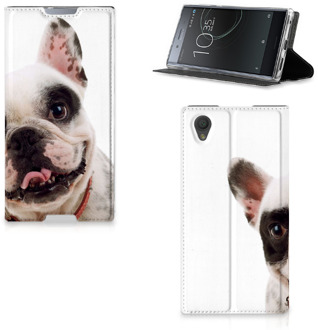 B2Ctelecom Standcase Hoesje Sony Xperia L1 Franse Bulldog