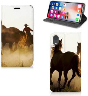 B2Ctelecom Standcase iPhone Xr Design Cowboy