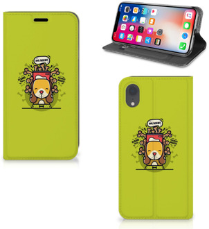 B2Ctelecom Standcase iPhone Xr Design Doggy Biscuit