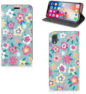 B2Ctelecom Standcase iPhone Xr Design Flower Power