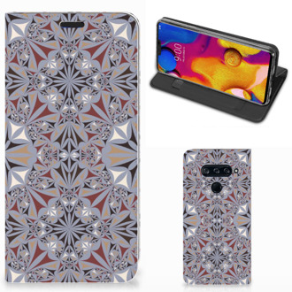 B2Ctelecom Standcase LG V40 Thinq Bloemen