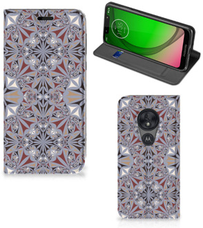 B2Ctelecom Standcase Motorola Moto G7 Play Bloemen