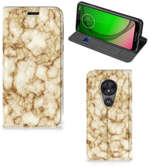 B2Ctelecom Standcase Motorola Moto G7 Play Marmer Goud