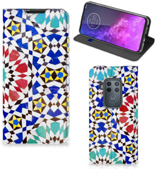 B2Ctelecom Standcase Motorola One Zoom Mozaïek