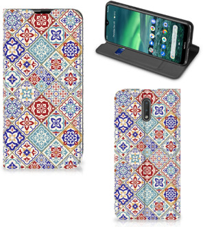 B2Ctelecom Standcase Nokia 2.3 Tiles Color