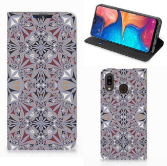 B2Ctelecom Standcase Samsung Galaxy A30 Bloemen