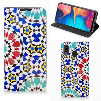 B2Ctelecom Standcase Samsung Galaxy A30 Mozaïek