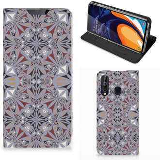 B2Ctelecom Standcase Samsung Galaxy A60 Bloemen