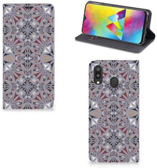 B2Ctelecom Standcase Samsung Galaxy M20 Bloemen