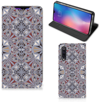 B2Ctelecom Standcase Xiaomi Mi 9 Bloemen