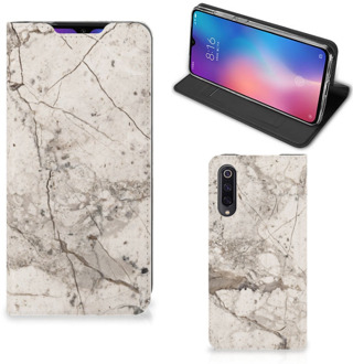 B2Ctelecom Standcase Xiaomi Mi 9 Marmer Creme