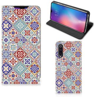 B2Ctelecom Standcase Xiaomi Mi 9 Tiles Color