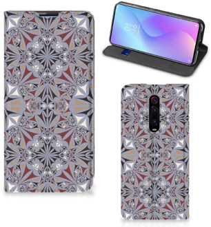 B2Ctelecom Standcase Xiaomi Mi 9T Pro Bloemen