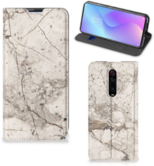 B2Ctelecom Standcase Xiaomi Mi 9T Pro Marmer Creme