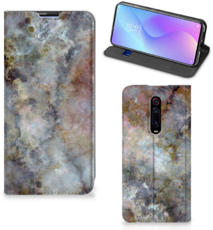 B2Ctelecom Standcase Xiaomi Mi 9T Pro Marmer Grijs