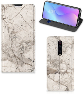 B2Ctelecom Standcase Xiaomi Redmi K20 Pro Marmer Creme