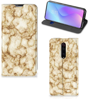 B2Ctelecom Standcase Xiaomi Redmi K20 Pro Marmer Goud