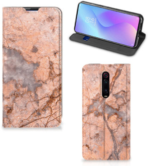 B2Ctelecom Standcase Xiaomi Redmi K20 Pro Marmer Oranje