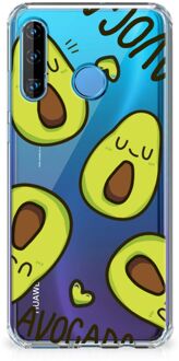 B2Ctelecom Stevige Bumper Hoesje Huawei P30 Lite Avocado Singing