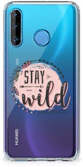 B2Ctelecom Stevige Bumper Hoesje Huawei P30 Lite Boho Stay Wild