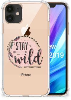 B2Ctelecom Stevige Bumper Hoesje iPhone 11 Boho Stay Wild