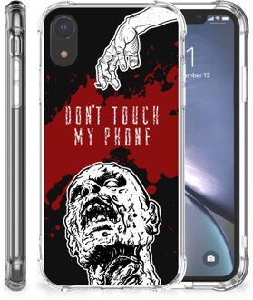 B2Ctelecom Stevige Bumper Hoesje iPhone XR Zombie Blood