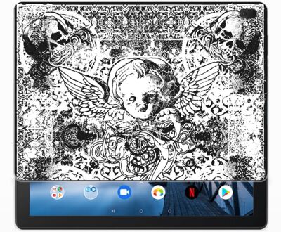 B2Ctelecom Tablet BackCover Lenovo Tab E10 Skulls Angel