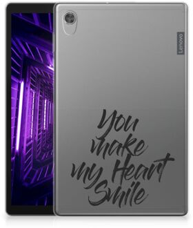 B2Ctelecom Tablet BackCover Lenovo Tab M10 HD (2de generatie) Hoesje Heart Smile met doorzichte zijkanten