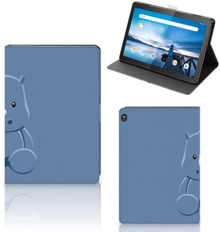 B2Ctelecom Tablet Beschermhoes Lenovo Tablet M10 Cover met Standaard Personaliseren Baby Rhino