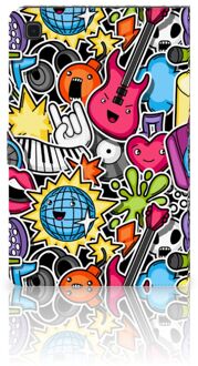 B2Ctelecom Tablet Book Cover Samsung Galaxy Tab A7 (2020) Cover met Standaard Punk Rock