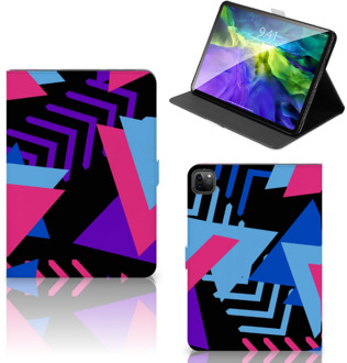 B2Ctelecom Tablet Hoes iPad Pro 11 (2020) Hoes met Magneetsluiting Funky Triangle