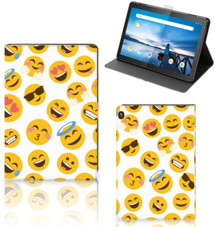 B2Ctelecom Tablet Hoes Lenovo Tablet M10 Cover met Standaard Emoji