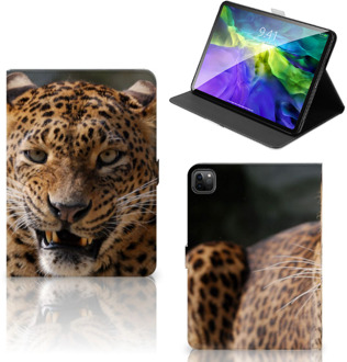 B2Ctelecom Tablet Hoesje iPad Pro 11 (2020) Hoes met Magneetsluiting Super als Vaderdag Cadeau Luipaard