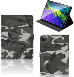 B2Ctelecom Tablet Hoesje iPad Pro 11 (2020) Hoes met Standaard Army Light