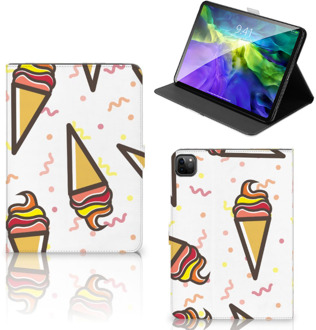 B2Ctelecom Tablet Hoesje iPad Pro 11 (2020) Tablet Hoes met Standaard Icecream