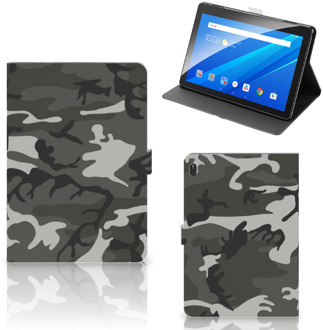 B2Ctelecom Tablet Hoesje Lenovo Tab E10 Hoes met Standaard Army Light