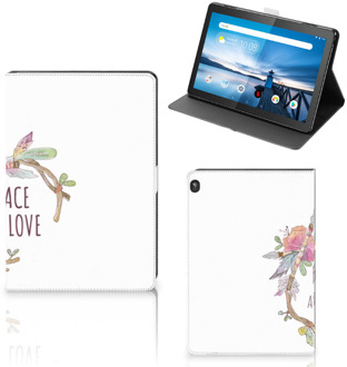 B2Ctelecom Tablet Hoesje Lenovo Tablet M10 Cover met Magneetsluiting Boho Text