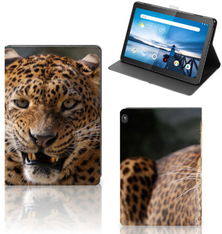 B2Ctelecom Tablet Hoesje Lenovo Tablet M10 Hoes met Magneetsluiting Super als Vaderdag Cadeau Luipaard