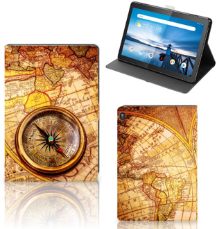 B2Ctelecom Tablet Hoesje Lenovo Tablet M10 Hoesje met Magneetsluiting Kompas