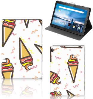 B2Ctelecom Tablet Hoesje Lenovo Tablet M10 Tablet Hoes met Standaard Icecream