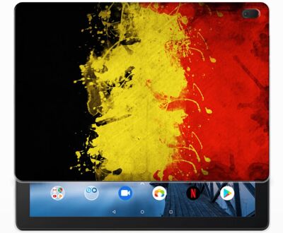 B2Ctelecom Tablethoes Lenovo Tab E10 Belgische Vlag