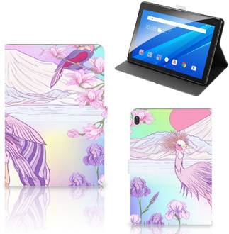 B2Ctelecom Tablethoes Lenovo Tab E10 Cover met StandaardVogel